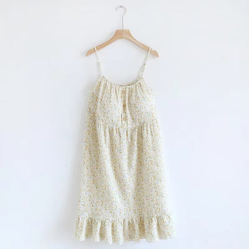 The Bloom Nightgown - 100% Muslin Cotton