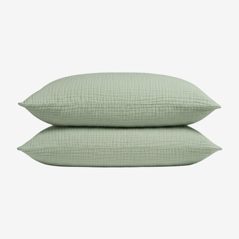 Muslin Cotton Pillowcase Set (2 Pcs)