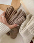 The Knitted Fleece Socks - 5 Pairs Pack