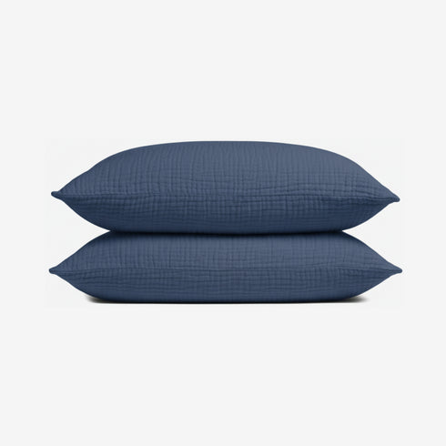 Muslin Cotton Pillowcase Set (2 Pcs)