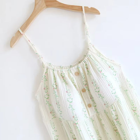 The Bloom Nightgown - 100% Muslin Cotton