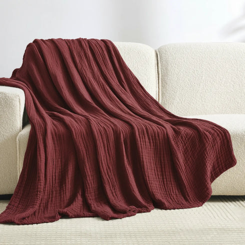 The Monogrammed Blanket - 100% Muslin Cotton (B1G1)