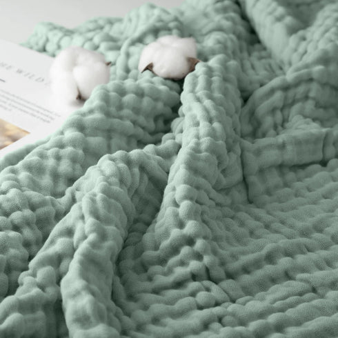 The Monogrammed Blanket - 100% Muslin Cotton (B1G1)