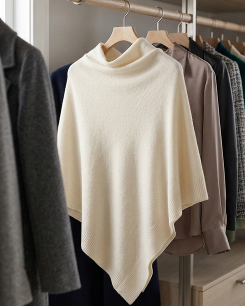 The Knitted Fleece Shawl