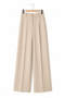 Wide-Leg Pleated Trousers