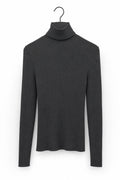 Ribbed Turtleneck Top