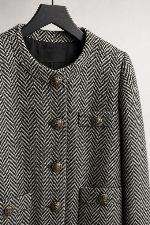 Oversized Tweed Jacket