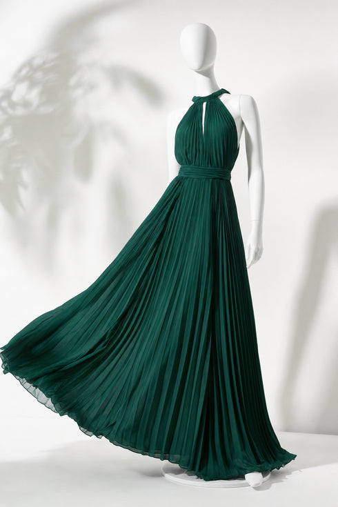 Pleated Maxi Dress