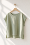 Linen Draped Top