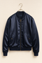 Minimalist Satin Bomber