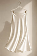 Silk Midi Skirt