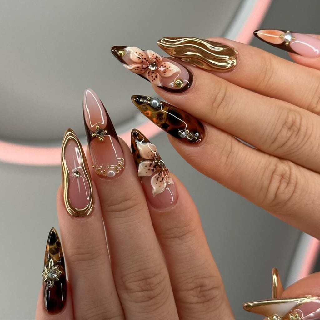 Glossy Touch Nails