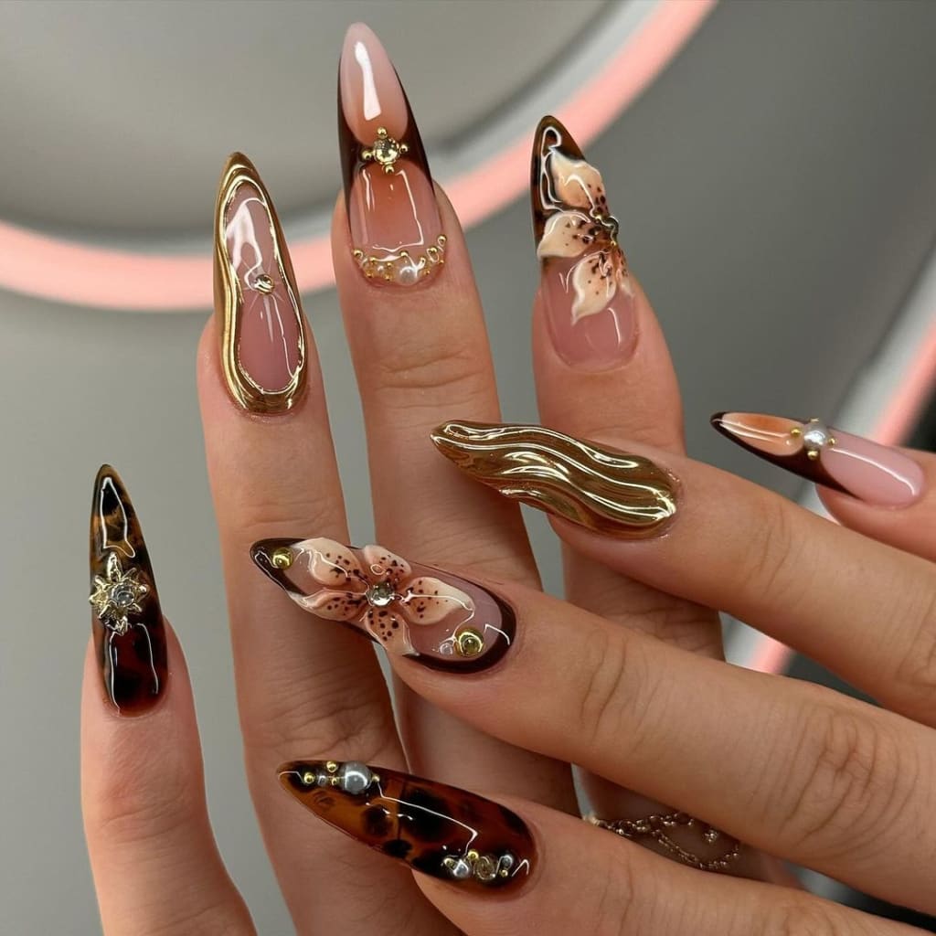 Glossy Touch Nails